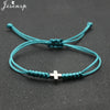 Colorful Woven Rope String Bracelet Boho Cross Charm Bracelets for Women Girls Handmade Jewelry Lucky Gift - Image 20