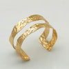 Irregular Hammered Metal Bangle For Women Jewelry Punk Cuff Bracelets Wholesales Accessories Timeless Styles 2023443 - Image 7