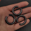 Stainless Steel Hoop Earrings with 3 mm to 5 mm Bands in Multiple Sizes - Image 8