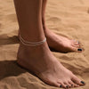 Gold/Silver Ankle Bracelets for Women, Gold Anklets for Women Beads Anklets Set Layered Anklet Gold Jewelry Gift - Image 6