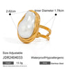 Sculptural Adjustable Ring in Multiple Gold-Tone Designs - Image 17