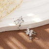 Sliver Color Butterfly Ear Clip for Women Sparkling Zircon Star Pendant Cartilage Clip Earring Ear Cuff Jewelry Gifts - Image 4