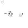 ZS 1 Piece Magnetic Clip-on Earrings Star Heart Shape CZ Crystal Ear Clip No Piercing Ear Stud No Pierced Earring Jewelry 4-8MM - Image 9