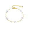 Stainless Steel White Zircon Women's Chain Anklets Minimalist Beach Holiday Dainty Anklet Jewelry Gift To Girls - Image 13