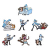 Cartoon Anime Birdmen and Brown Raccoon Enamel Pins Funny TV Series Brooch Lapel Badge Decorative Jewelry Gift For Kids Friends - Image 12