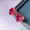 Flower Hanging Earrings White Enamel Floral Acrylic Petals Crystal Imitation Pearl Dangle Earrings for Women - Image 32