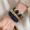 Square-Spliced Bead Bangle with Elastic Cord and Multiple Designs - Image 27