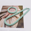 Woven Bead Necklace Glass Beaded Bohemian Statement Necklace Bracelet Hair Accessory Set For Women Jewelry Gift - Image 19