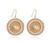 Badu Colorful Round Beaded Drop Earrings For Women Handmade Bohemia Beads Crystal Big Earrings Jewelry Gifts - Image 9