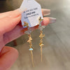 Bowknot Drop Earrings Statement Jewelry Girls Gift Long Tassel Bow Earrings for Women Stainless Steel Flat Snake Chain - Image 16