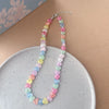 Y2K Harajuku Colorful Resin Acrylic Heart Beaded Choker Collar Necklace For Women Sweet Aesthetic Charm Goth Jewelry Accessories - Image 2
