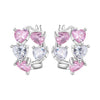 Silver Star Moon Heart Shape Earrings Jewelry Versatile Hoop Earrings For Women Jewelry Birthday Party Gifts - Image 27