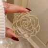 Classic Lady Crystal Folower Brooch Pin Women Men Delixate Shining Badges - Image 1