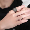 Silver Ring Tiger Rings for Women Wedding Jewelry Engagement Charm Party Gifts Ring - Image 4