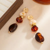 Vintage Resin Acrylic Geometric Pendant Earrings for Women Bohemia Round Water Droplet Drop Earrings Jewelry Accessories - Image 4