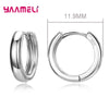 Silver Earrings Statement Heart Star Square Round Geometric Hoop Flexible Earwire Leverback Women Jewelry - Image 14