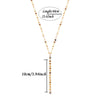 Stainless Steel Sexy Multilayer Sequins Chain Tassel Crystal Pendant Necklace For Woman Y Shape Disc Choker Necklace - Image 6