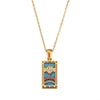 Retro Styles Tarot Card Pendant Necklace For Women Featuring Sturdy Stainless Steel Zodiacs Designs - Image 12