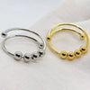 Punk Rings For Women Men Spiral Fidget Beads Ring Jewelry Rotate Freely Stainless Steel Ring Gift - Image 4