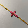 Hand-Woven Macrame Cross Bracelet Adjustable Bohemian Style Jewelry for Women Girls - Image 13