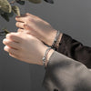 2Pcs/set Magnet Couple Bracelets Heart Attraction Bracelet Stainless Steel Charm Simple Cuban Chains Key Lock Jewelry Gifts - Image 19