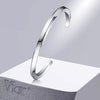 Vintage Stainless Steel Bangle for Men Women Mobius Twisted Cuff Bracelet Unisex Casual Pulseira Gents Jewelry - Image 2
