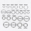5Pcs/lot Stainless Steel Nose Ring Body Clip Hoop for Women Men Cartilage Piercing Segment Nose Hoop Septum Clicker Lip Ear Ring - Image 11