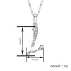 26 English Letter Zircon Pendant Necklace Temperament Personality Necklaces Jewelry Gift - Image 54