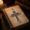 5Pcs Gothic Necklace Set For Women Halloween Jewelry Heart Bat Spider Cross Pendant Sweater Chain Daily Accessories Gift - Image 5