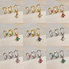 3PCS Stainless Steel Zircon Small Hoop Earrings Set For Women Geometric Cartilage Piercing Earring Wedding Jewelry - Image 3