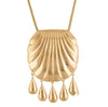 Vintage Exaggerated Metal Large Shell Shape Tassel Water Drop Pendant Necklaces for Women Party Heavy Jewelry Accessory - Image 7