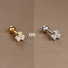 1PC 316L Stainless Steel Mini Zircon Cartilage Piercing Stud Earring For Women Girl Helix Tragus Body Jewelry Statement - Image 19