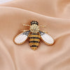 Cute Crystal Pearl Animal Bee Wings Brooches for Women Charm Retro Multicolor Enamel Zircon Pins Clothing Jewelry Gift - Image 7