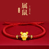 12 Constellation Zodiac Sign Charm Braided Bracelets Men Women Classics Red Rope Bracelet Bangle Birthday Gift Party Jewelry - Image 3