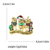 Christmas Classic Rhinestone Reindeer Brooches for Women Unisex Enamel Animal Pins Office Party Friend Gifts Jewelry Accessories - Image 13