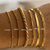 Classic Snake Chain Bracelets for Women Stainless Steel Cuban Chain Bracelet Woman Gifts Jewelry - Image 24