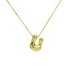Creative A-Z Balloon Bubble Letter pendant Neckalce for Women Gold Plated Chunky Initial Necklaces Jewelry Birthday Gift - Image 12