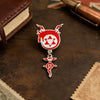 Fullmetal Alchemist Flamel Enamel Pin Homonculus Logo Pendant Brooch Eternal Cycle Badge Adventure Fantasy Manga Anime Cute Gift - Image 1