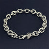 Silver Bracelet Buckle Basic Chain Charm Women Wedding Party Gift Jewelry - Image 4
