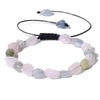 Multicolor Bead Bracelet with Square Spacer Details and Stone-Look Options - Image 12