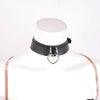 Women PU Leather Necklaces Collar Choker Heart Punk Rock Adjustable Collar Necklaces - Image 5