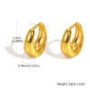 Stainless Steel Twist Circle Women Earrings Click Mobius Hoop Hies Earring And Mother's Day Gift - Image 20