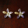 Vintage Baroque Embossed Enamel Flower Brooches Stud Earring Set Pearl Brooch Women Clothing Party Accessories Gift - Image 9