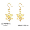 Christmas Snowflake Pendant Necklace for Women Stainless Steel Neck Chain Special Jewelry Gift - Image 9
