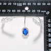 Luxury Zircon Bridal Oval Leaf Rings Y2k Accessories for Women Princess Prom Wedding Crystal Finger Rings Adjustable Jewelry