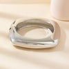 Exaggerated Silver Color Wide Geometric Irregular Cuff Bangles Women Punk Spring Open Bangle Bracelets Chunky Statement Jewelry - Image 16