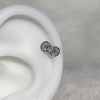 1pcs Quality Shiny Cross Zircon 316L Stainless Steel Ear Bone Nail Y2K Style Silver Color Earring for Women Cochlear Accessories - Image 23