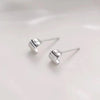 Frosted Brushed Spherical Water Droplet Hoop Earrings for Women Retro Gold Color Unique Creative Versatile Accessories - Image 9