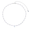 Geometric CZ Station Link Chain Choker Sexy Long Lariat Women Necklace Iced Out Zirconia Jewelry - Image 10