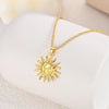 Silver Gold Necklace Sparkling Heart Bow Letter A Charm Bead Pendant Necklace For Women Jewelry Gifts - Image 3